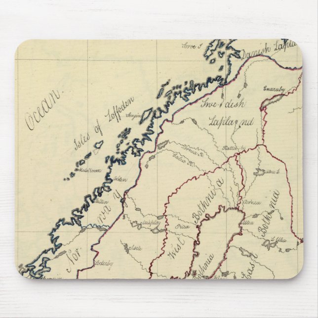 Schweden, Dänemark, Norwegen 2 Mousepad (Vorne)