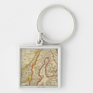 Schweden, Dänemark, Norwegen, Finnland, Island Schlüsselanhänger