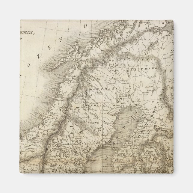 Schweden, Dänemark, Norwegen Magnet (Vorne)