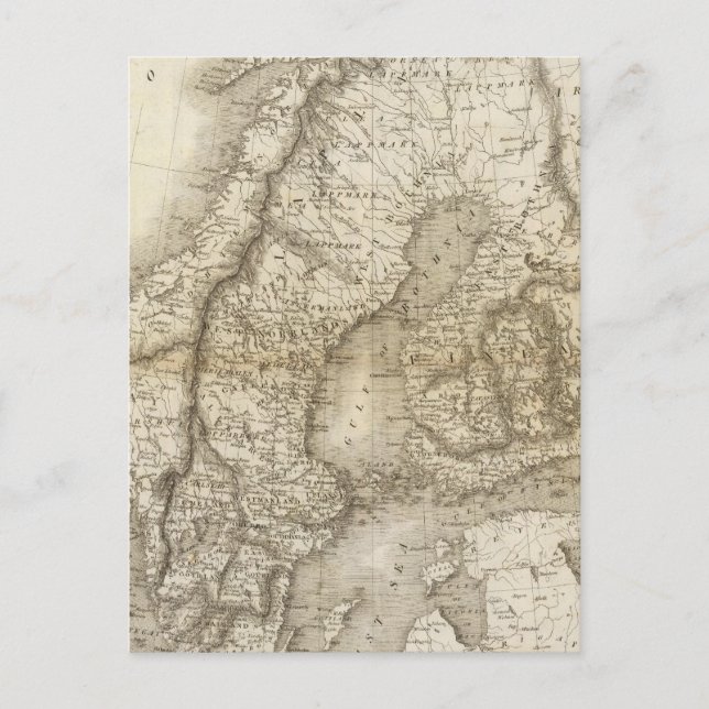 Schweden, Dänemark, Norwegen Postkarte (Vorderseite)