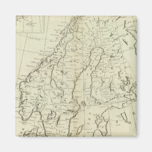 Schweden, Dänemark, Norwegen und Finnland Magnet
