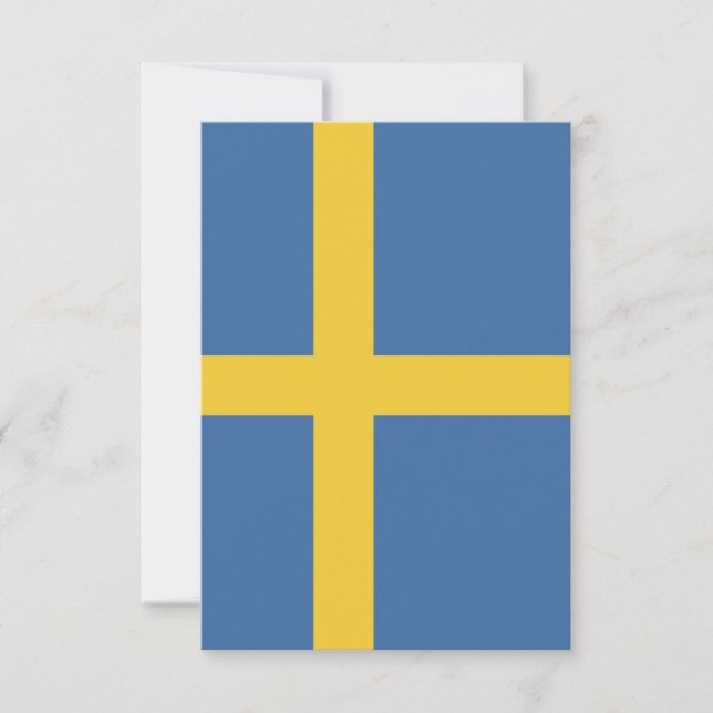 Schweden Dankeskarte (Vorderseite)
