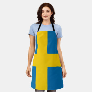 Schweden Flag All-over Print-Schürze Schürze
