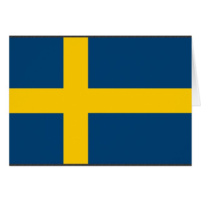 Schweden-Flagge (Vorderseite (Horizontal))