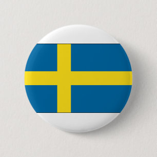 Schweden-Flagge Button