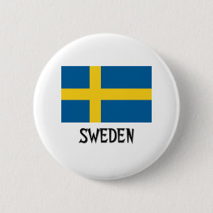 Schweden-Flagge Button