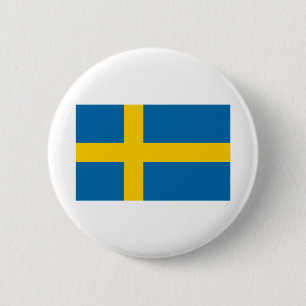 Schweden-Flagge Button