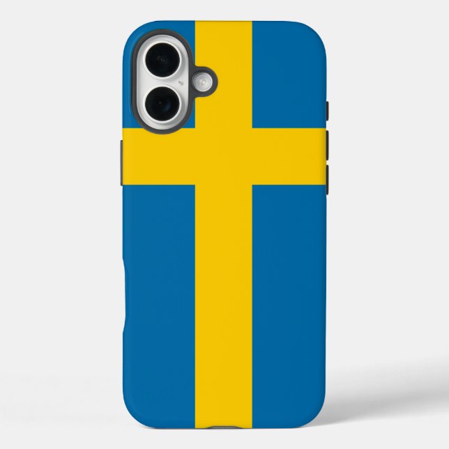 Schweden-Flagge Case-Mate iPhone Hülle (Rückseite)