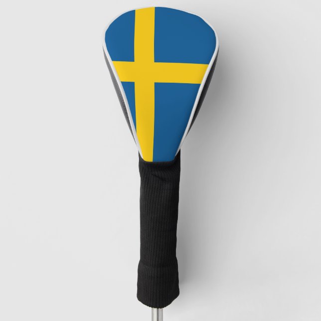 Schweden-Flagge Golf Headcover (Vorderseite)