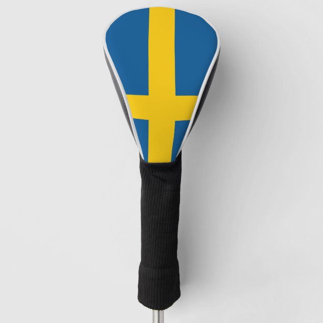 Schweden-Flagge Golf Headcover (Vorderseite)