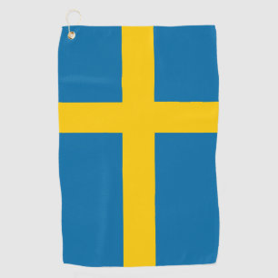Schweden-Flagge Golfhandtuch