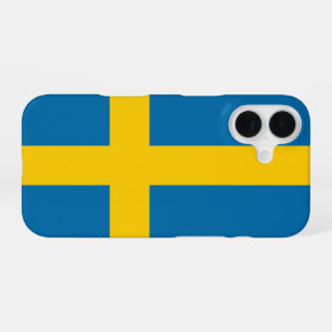 Schweden-Flagge iPhone 16 Hülle