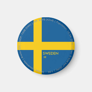 Schweden-Flagge-Magnet Magnet