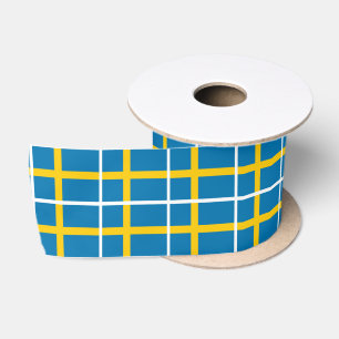 SCHWEDEN-FLAGGE SATINBAND