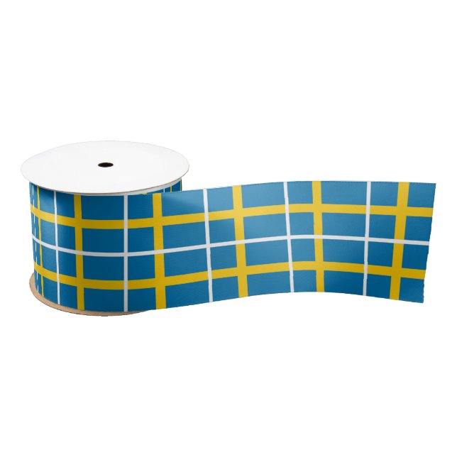 SCHWEDEN-FLAGGE SATINBAND (Spule)
