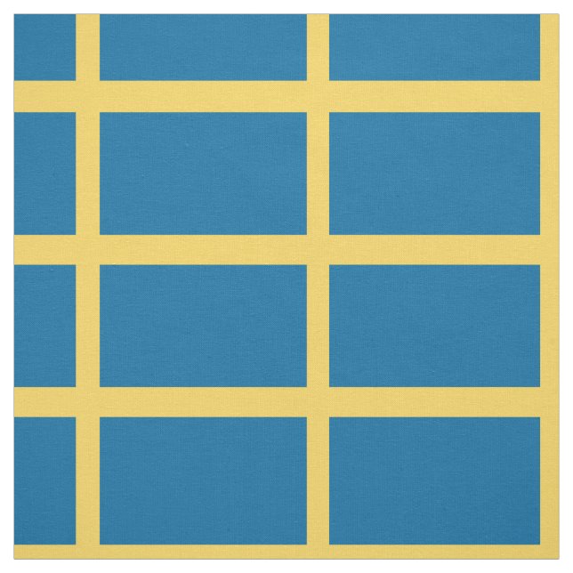 Schweden-Flagge Stoff (Muster)