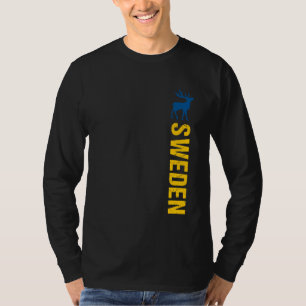 Schweden Flagge Sverige Vintage Schweden Malmö Sch T-Shirt