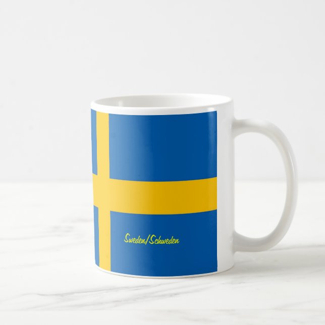 Schweden-Flagge Tasse (Rechts)