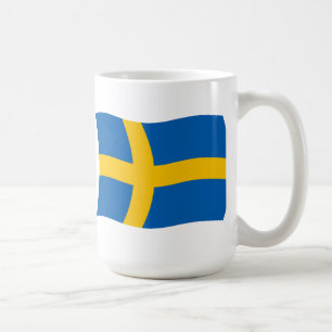 Schweden Flagge Tasse