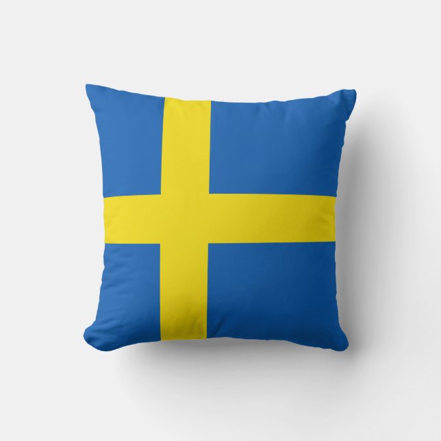 Schweden Flagge x Flaggenkissen Kissen (Vorderseite)