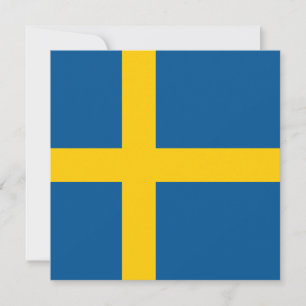 Schweden Flaggeneinladung Einladung