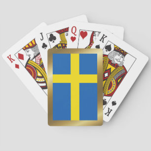 Schweden Flaggenplatzierungen Spielkarten