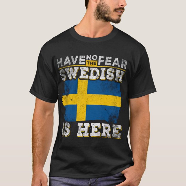 Schweden Funny Swedish T-Shirt (Vorderseite)