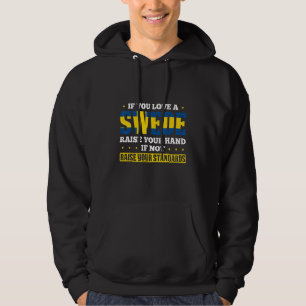 Schweden Für Stolze Schweden Schwedische Flagge Sv Hoodie