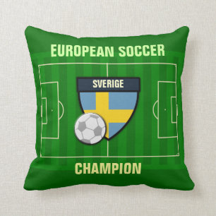 Schweden Fußball-Champion Kissen