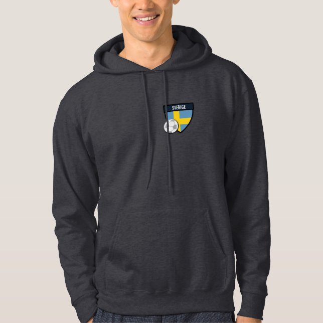 Schweden Fußball Fußball Fußball Hoodie (Vorderseite)