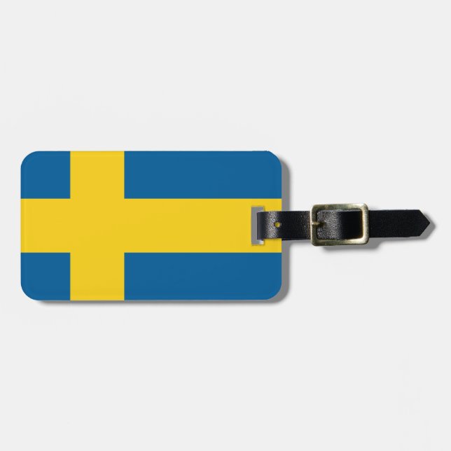Schweden Gepäckanhänger (Vorderseite horizontal)