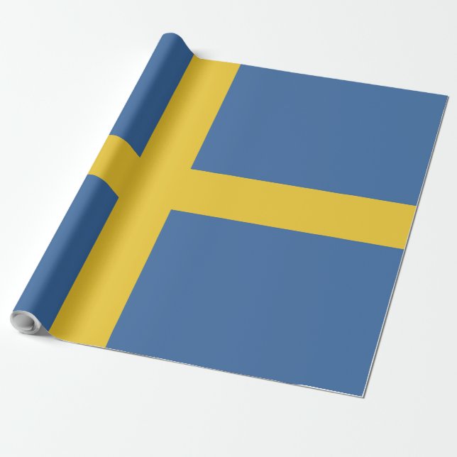 Schweden Geschenkpapier (Ungerollt)
