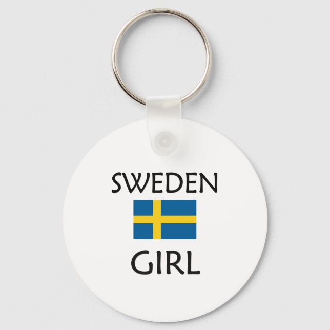 SCHWEDEN GIRL SCHLÜSSELANHÄNGER (Vorderseite)