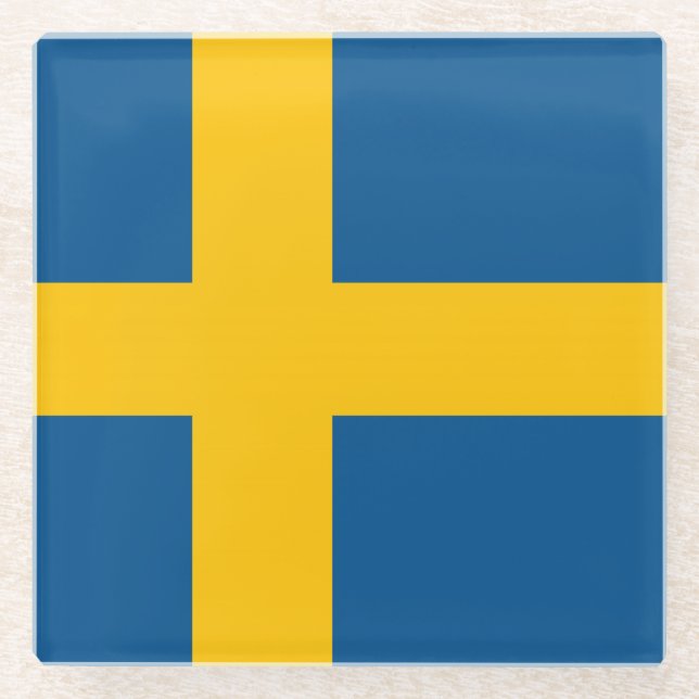 Schweden Glasuntersetzer (Vorderseite)