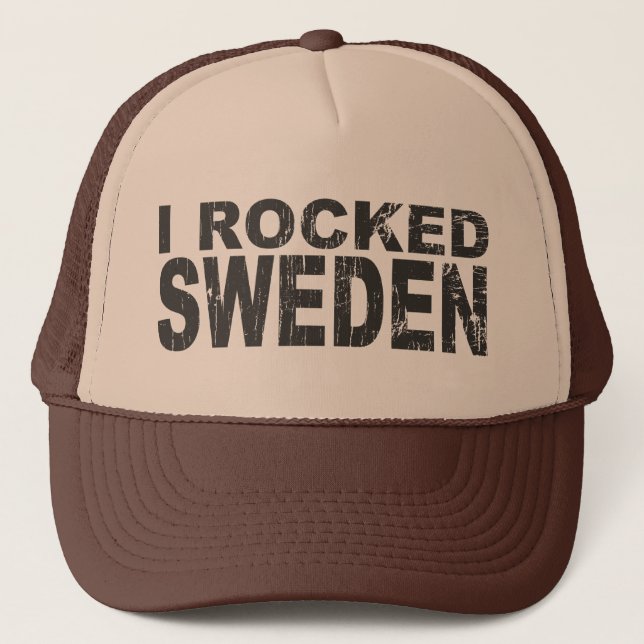 Schweden Hat Truckerkappe (Vorderseite)
