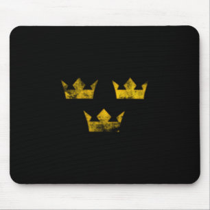 Schweden Hockey Distressed Retro Vintage Fußball S Mousepad