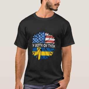 Schweden Ich bin beide schwedischer Stolz USA Sonn T-Shirt
