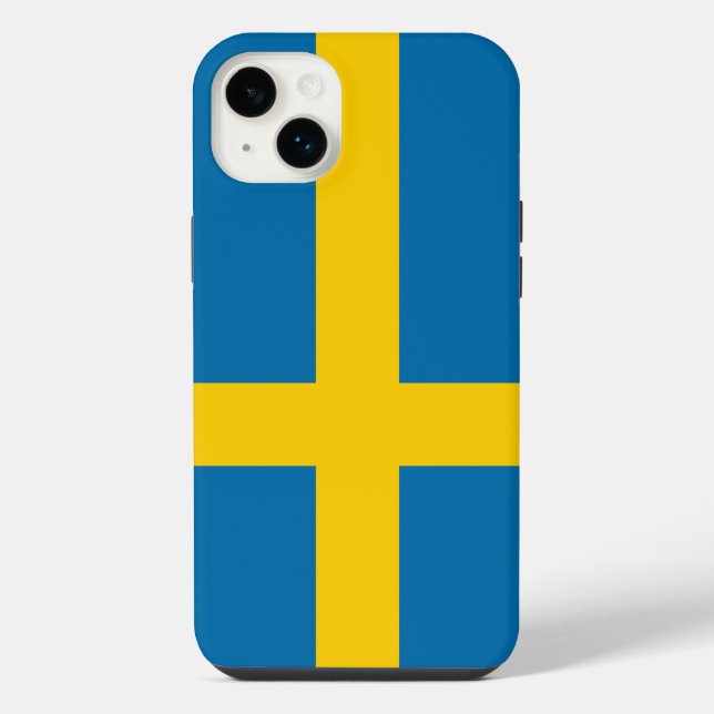 Schweden iPhone Hülle (Rückseite)