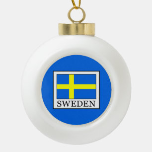 Schweden Keramik Kugel-Ornament