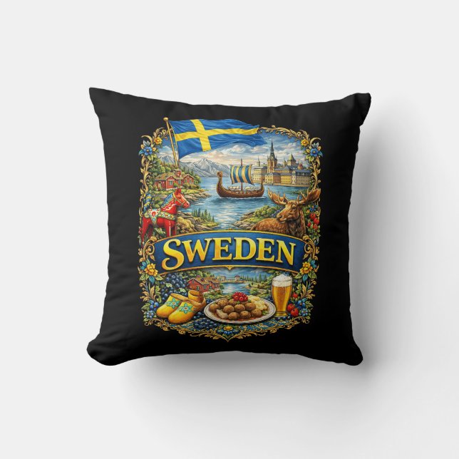 Schweden Kissen (Vorderseite)