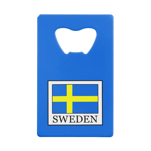 Schweden Kreditkarten Flaschenöffner (Vorderseite)