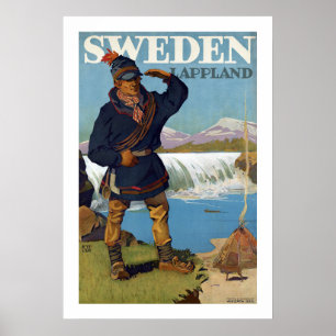 Schweden ~ Lappland Poster