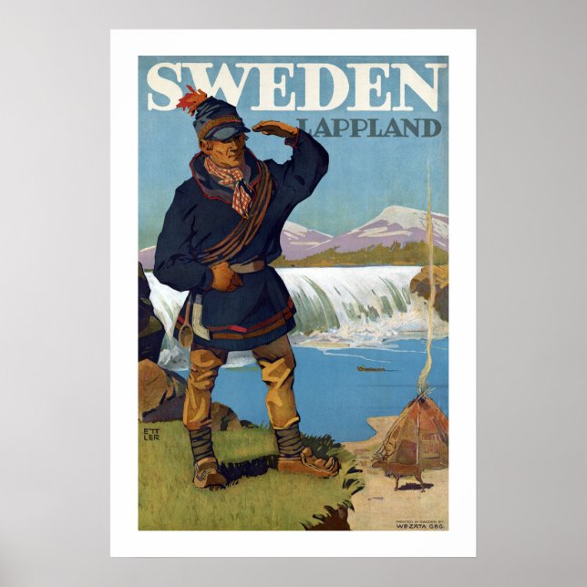 Schweden ~ Lappland Poster (Vorne)