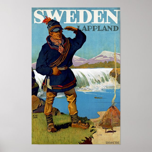 Schweden ~ Lappland Poster (Vorne)