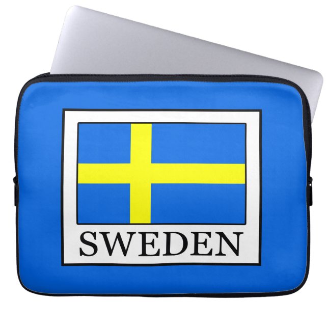 Schweden Laptopschutzhülle (Vorderseite)