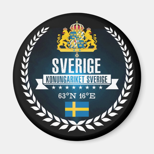 Schweden Magnet (Vorne)