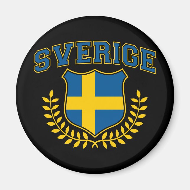 Schweden Magnet (Vorne)