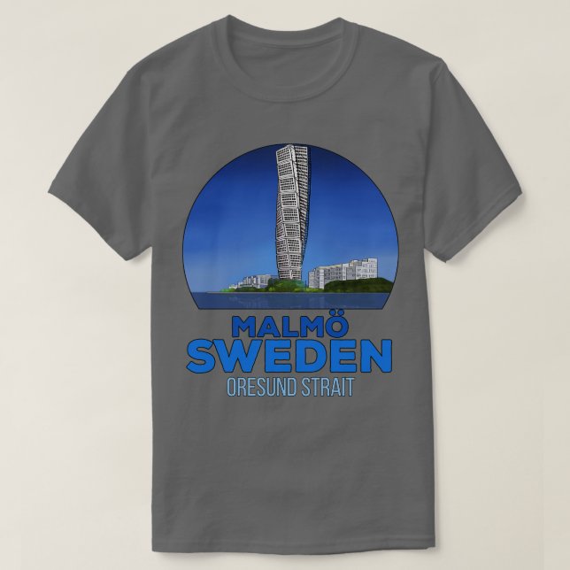 Schweden Malmo T-Shirt (Design vorne)