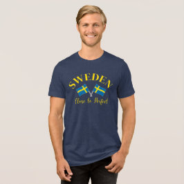 SCHWEDEN Nah, perfekt Tri-Blend Shirt
