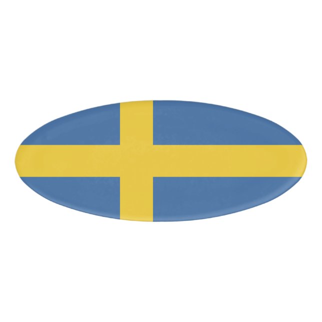 Schweden Namenschild (Vorderseite)